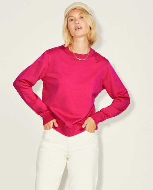 Sudadera de mujer fit oversize y cuello