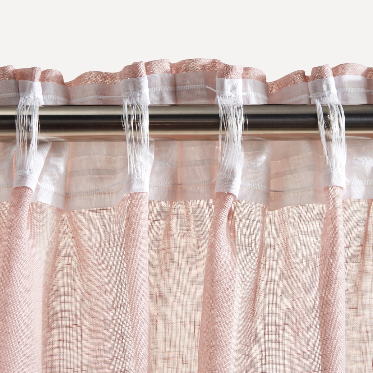 Visillo con sistema multiusos Overlock El Corte Inglés Rosa-5