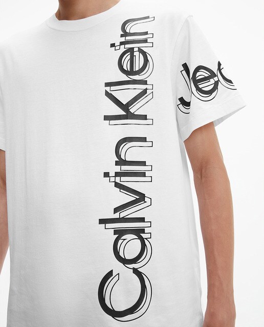 Camiseta de hombre boxy en blanco · Calvin Klein Jeans · El Corte Inglés