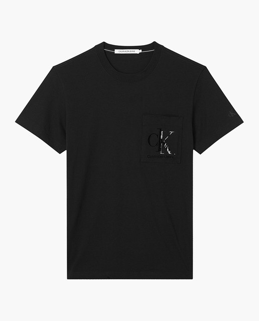 Camiseta de hombre regular en negro · Calvin Klein Jeans · El Corte Inglés