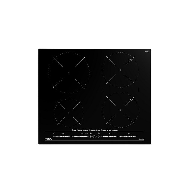 Imagem 0 de Placa de Indução Teka ITC 64630 BK MasterSense com 4 Zonas e de 60,6 cm - Vidro Preto