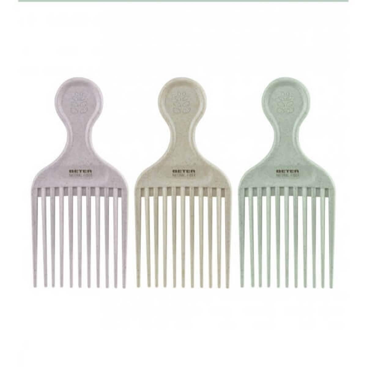 Pente para Cabelos Encaracolados Natural Fiber 1 Uni. Beter 1