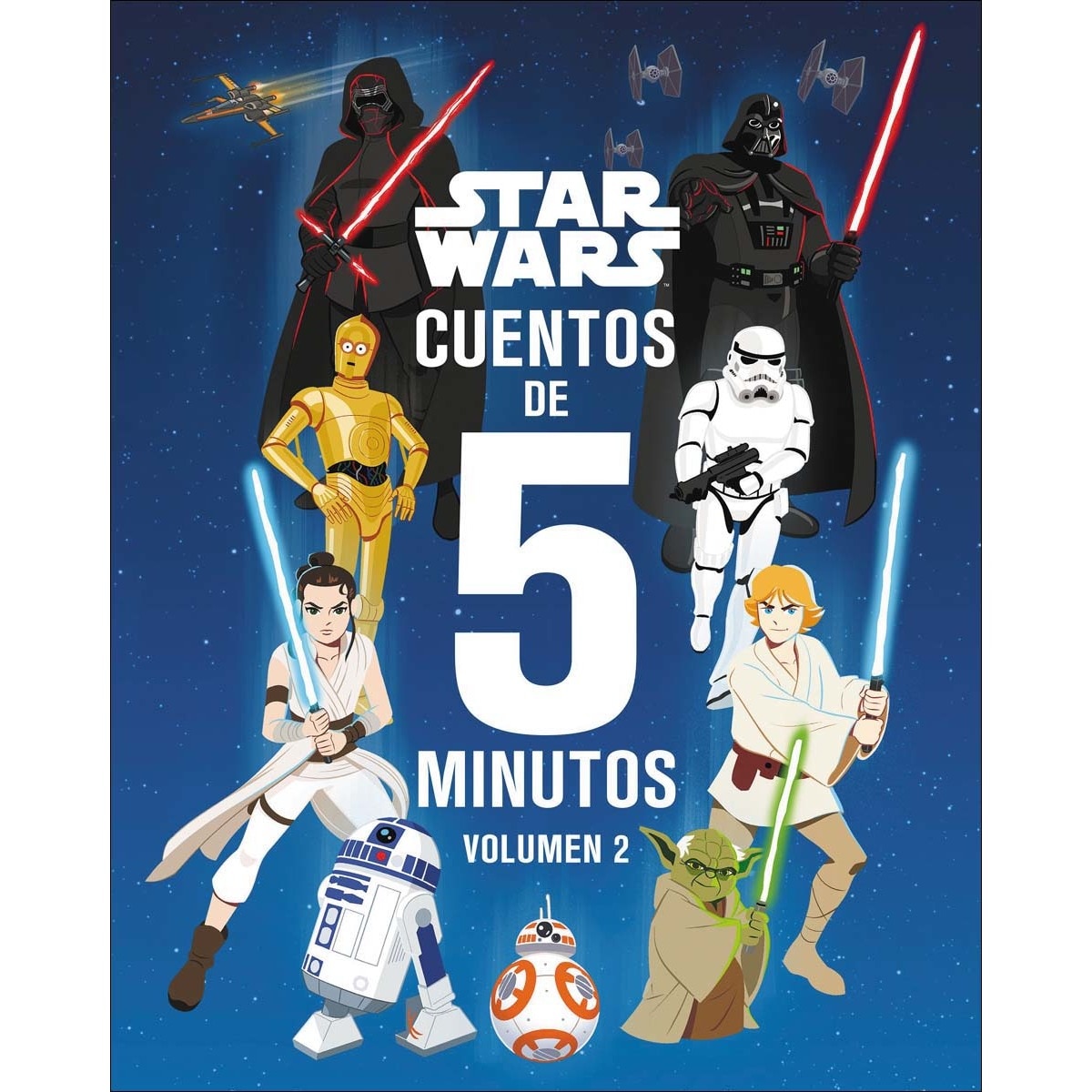 Imagem 0 de Star Wars. Cuentos de 5 minutos. Volumen 2: Recopilatorio de cuentos (Capa dura)