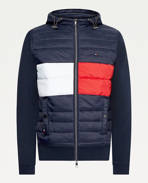 Chaqueta deportiva de hombre con capucha y cierre de cremallera · Tommy  Hilfiger · El Corte Inglés