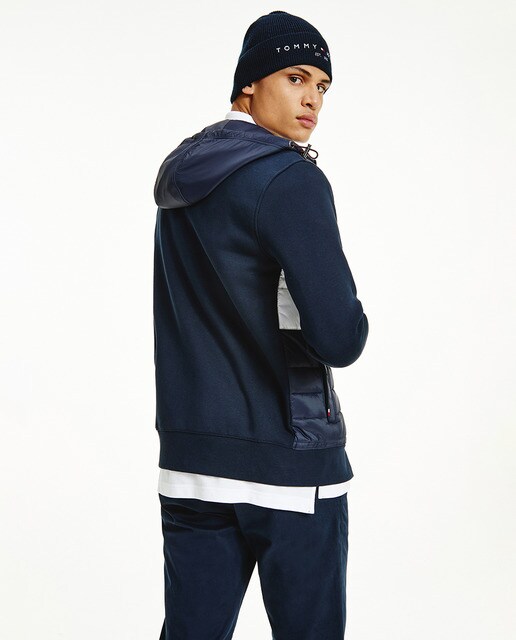 Chaqueta deportiva de hombre con capucha y cierre de cremallera · Tommy  Hilfiger · El Corte Inglés