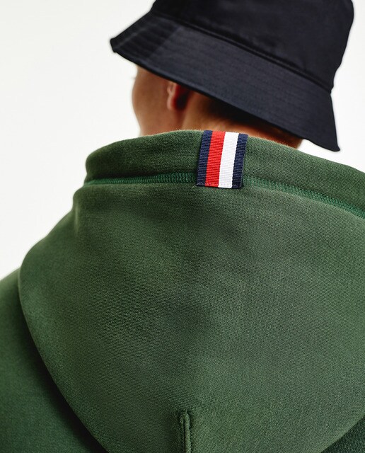 Sudadera de hombre verde con capucha · Tommy Hilfiger · El Corte Inglés