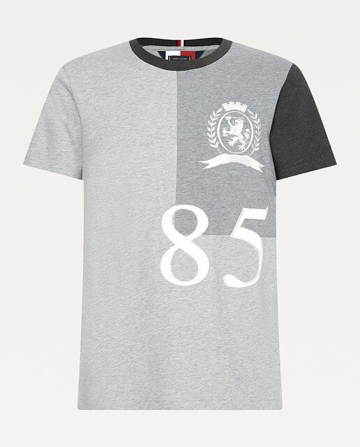 Camiseta de hombre gris de manga corta · Tommy Hilfiger · El Corte Inglés