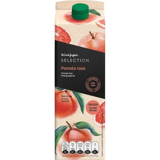 zumo de pomelo rosa 100% exprimido con pulpa brik 1 l - El Corte Ingles Selection