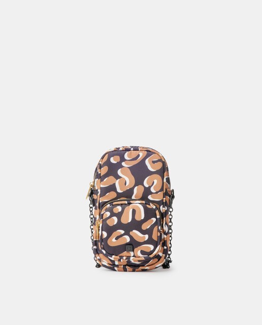 Bolso para móvil animal print en tono negro · LT · El Corte Inglés