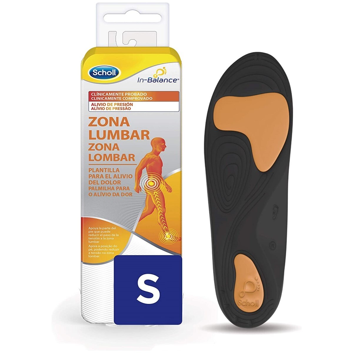 Palmilhas Scholl In-Balance Zona Lombar 1