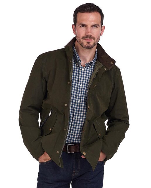 Abrigo de hombre verde con bolsillos · Barbour · El Corte Inglés