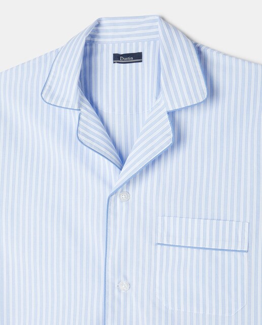 Pijama largo de hombre de tela azul · Dustin · El Corte Inglés