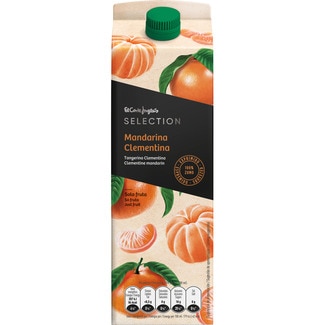 zumo de mandarina clementina 100% exprimido brik 1 l - El Corte Ingles Selection