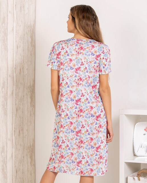 Camisón con tapeta y pliegue delantero · Mitjans · El Corte Inglés