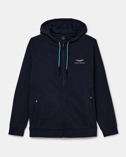 Chaqueta chándal de hombre con capucha azul marino tallas grandes · Hackett  · El Corte Inglés