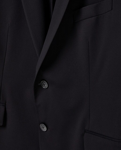 Americana de hombre tejido técnico negro tallas grandes · Hackett · El  Corte Inglés