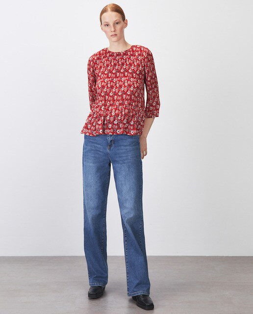 Blusa plisada · Sfera · El Corte Inglés