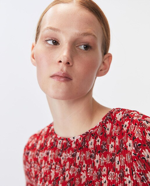 Blusa plisada · Sfera · El Corte Inglés