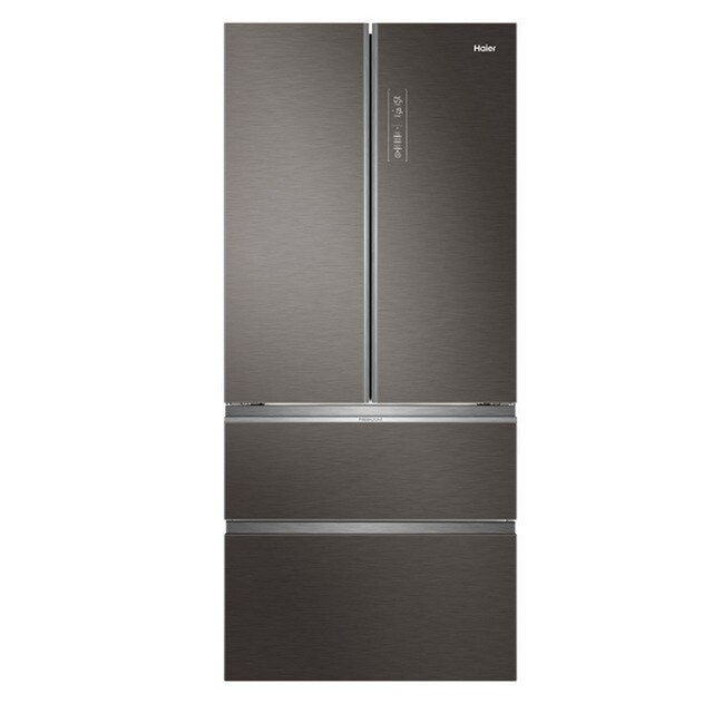 Imagem 0 de Frigorífico Americano Haier de 4 Portas FD 83 Série 7 HB18FGSAAA com Tecnologia Total No Frost e Proteção Antibacteriana ABT - Silver Titanium