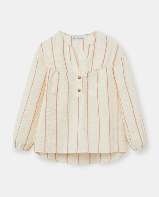 Blusa de mujer de rayas y manga larga · Easy Wear · El Corte Inglés