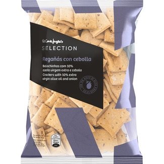 regañás con cebolla y aceite de oliva virgen extra bolsa 180 g - El Corte Ingles Selection