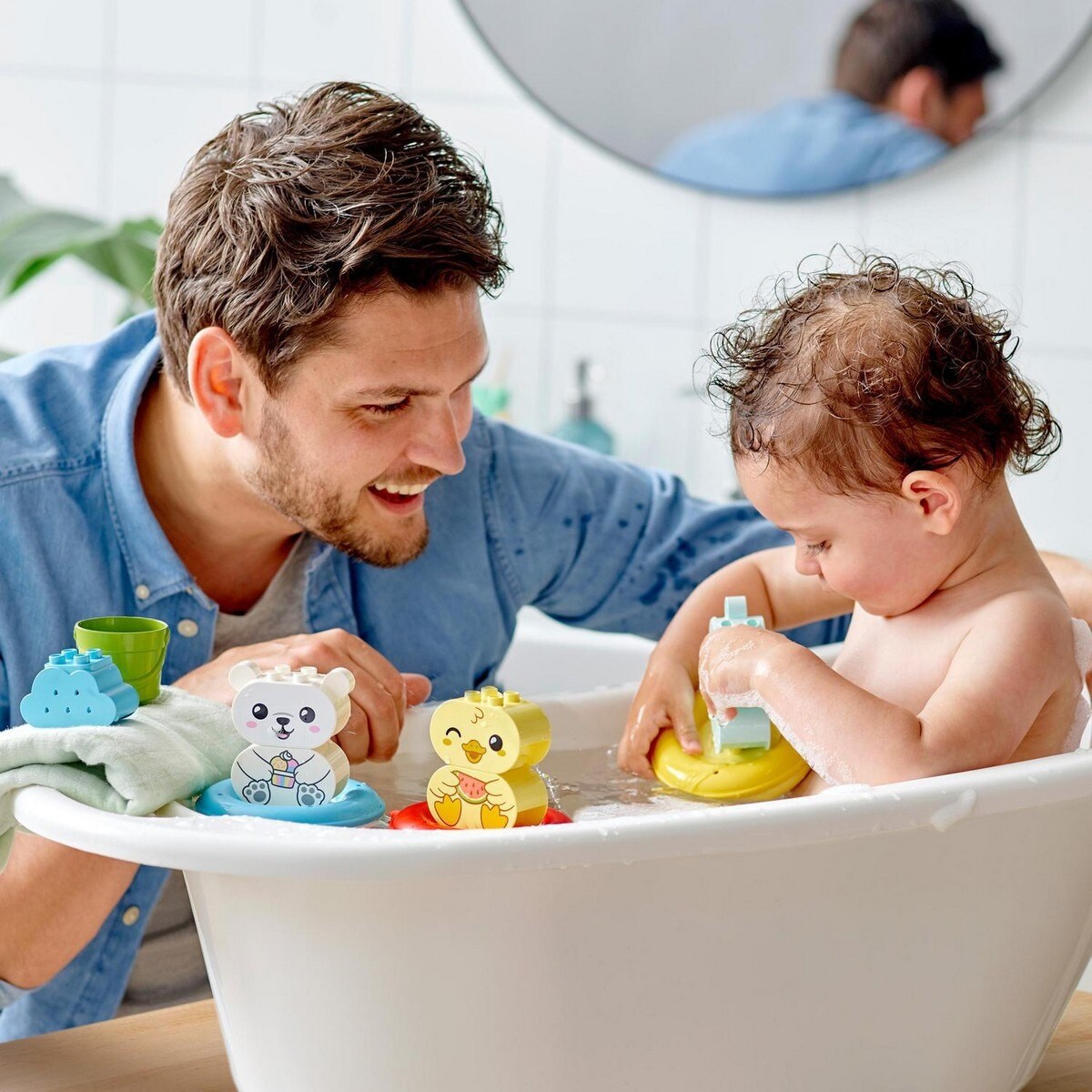 Diversão na Hora do Banho com Animais que Flutuam Lego Duplo           2