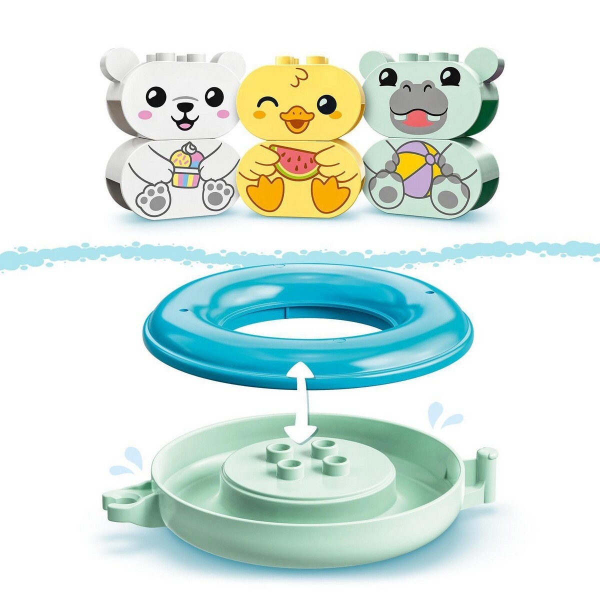 Diversão na Hora do Banho com Animais que Flutuam Lego Duplo           4