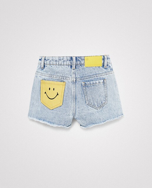 Shorts de niña vaqueros con estampado fantasía · Desigual · El Corte Inglés