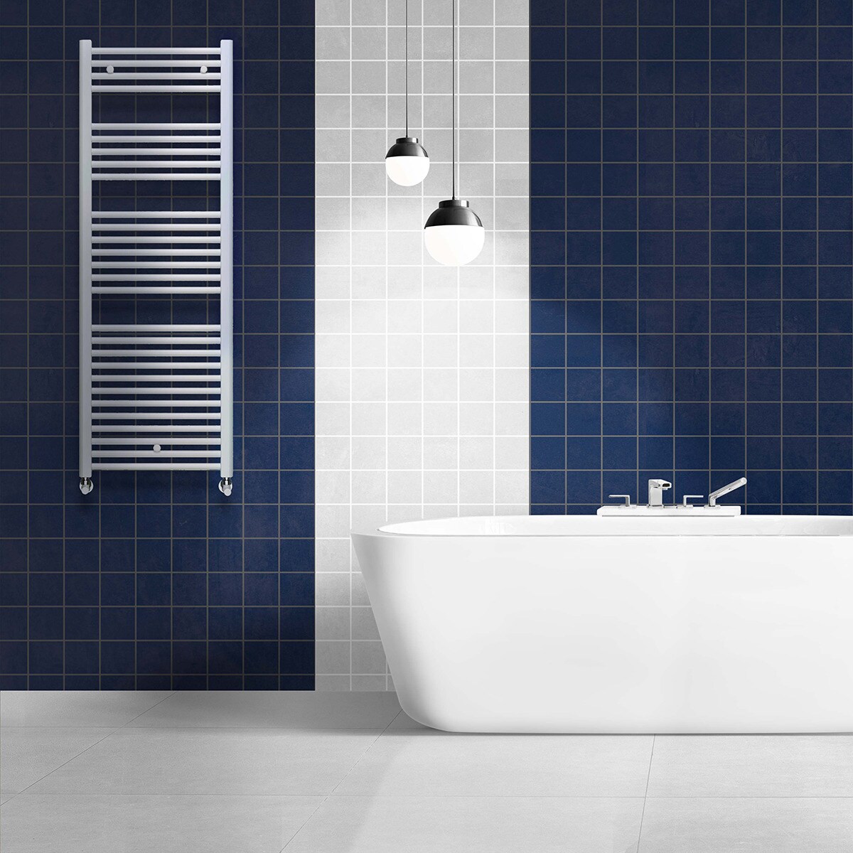 Toalheiro Radiador Ocean - 55 cm Branco-4