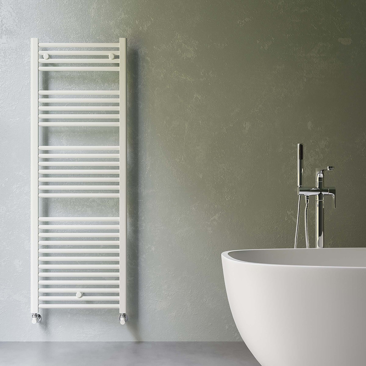 Toalheiro Radiador Ocean - 55 cm Branco-3