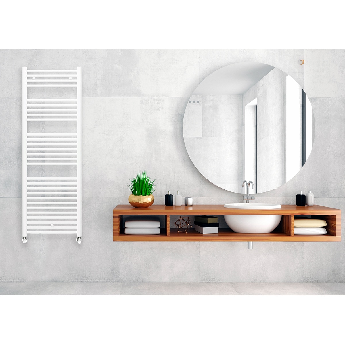 Toalheiro Radiador Ocean - 55 cm Branco-2