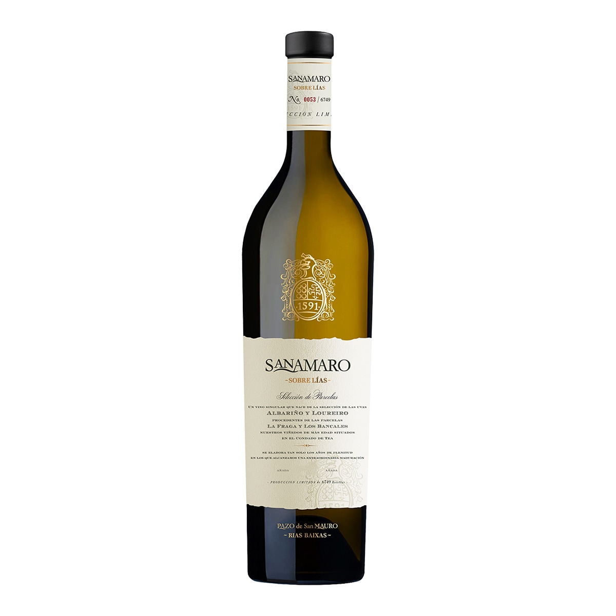 Vino blanco Sanamaro 2021 Rías Baixas 1