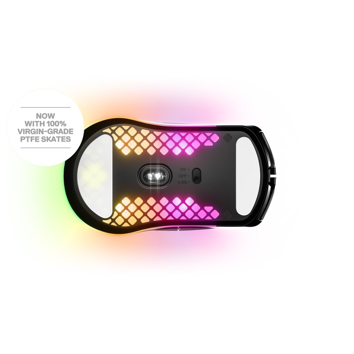 Rato Gaming Steelseries Aerox 3 Wireless - Preto Ónix-2