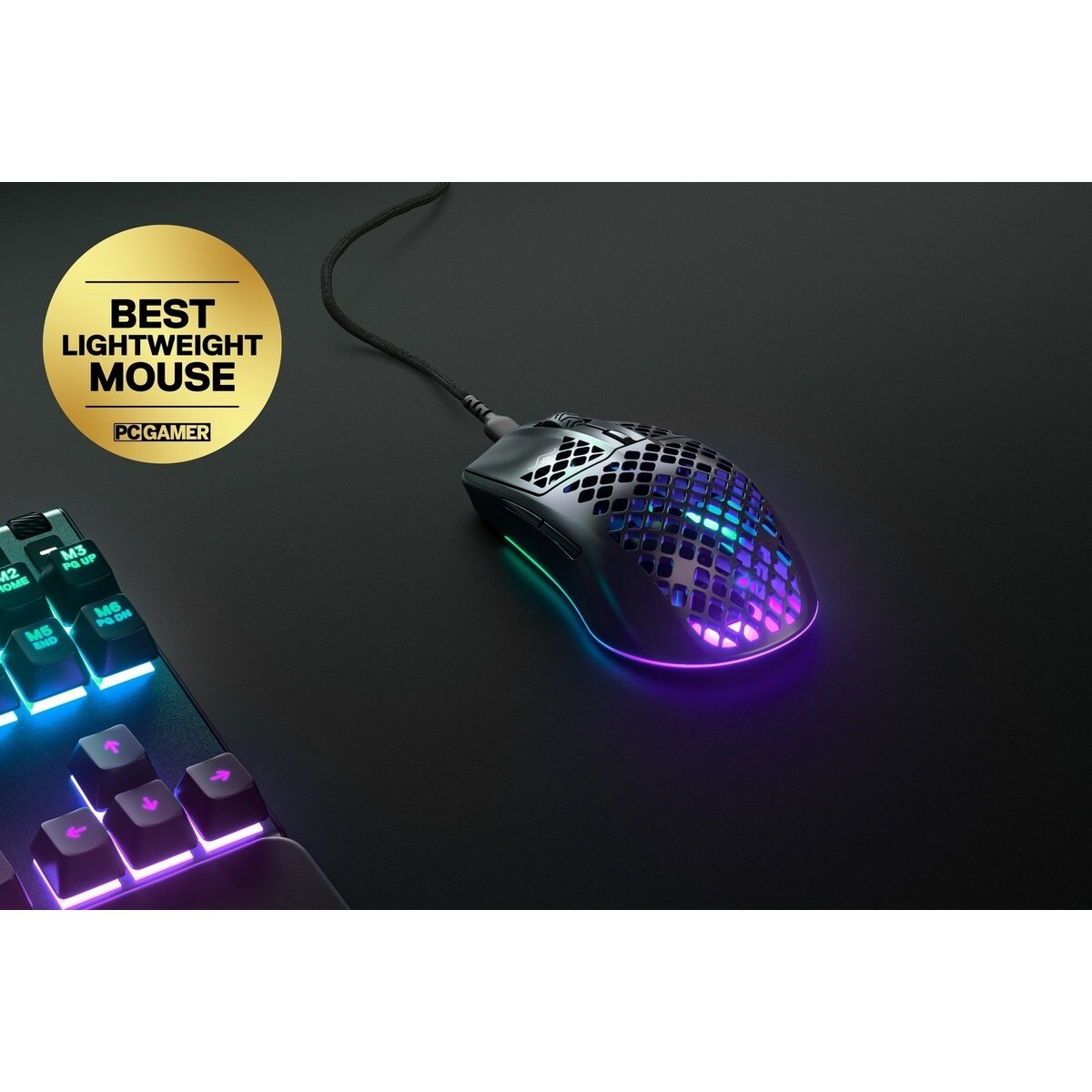 Rato Gaming Steelseries Aerox 3 - Preto Ónix-5