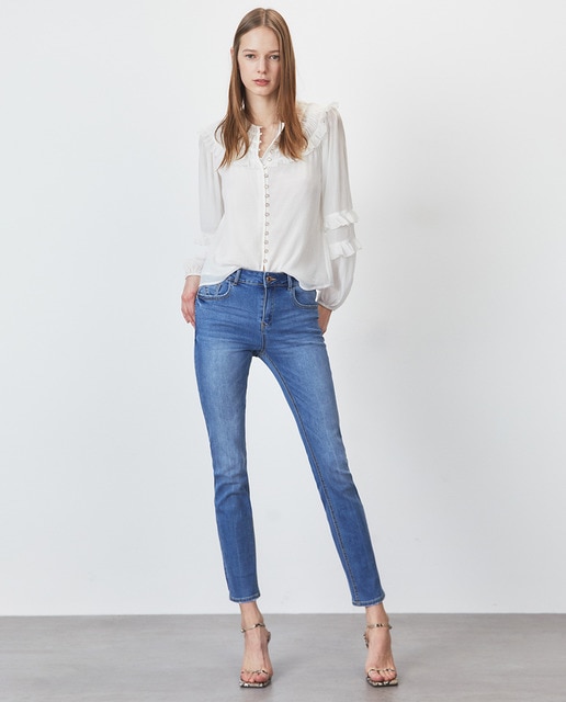Jeans skinny high · Sfera · El Corte Inglés