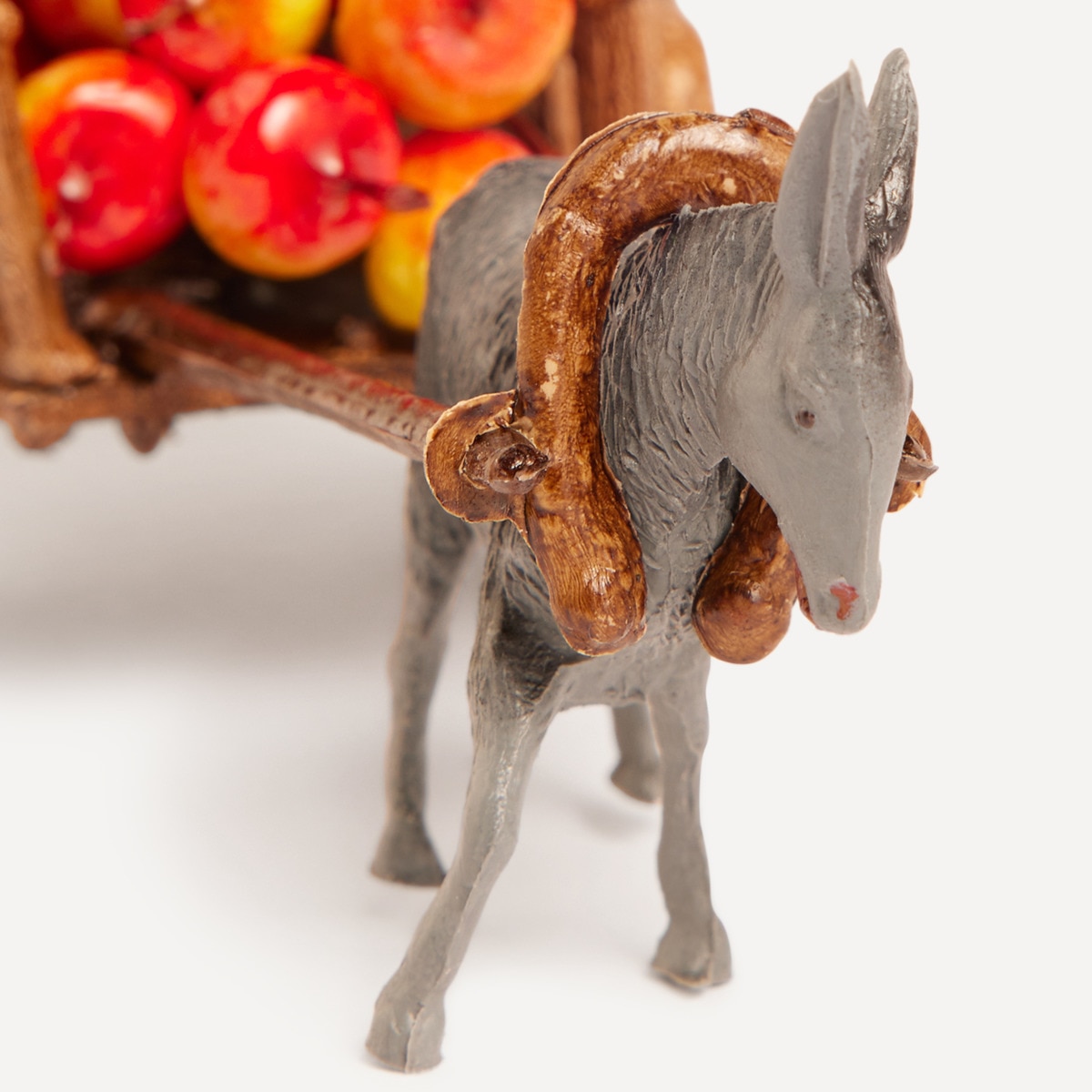 Carroça com Maçãs para o Presépio Multicolor-3