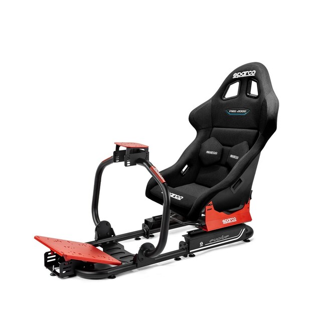 Imagem 0 de Simulador de Cockpit Sparco PRO 2000 QRT - Preto/ Vermelho