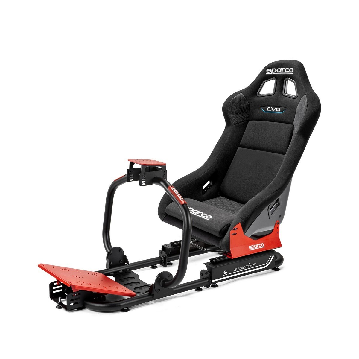 Simulador de Cockpit Sparco EVO QRT - Preto / Vermelho 1