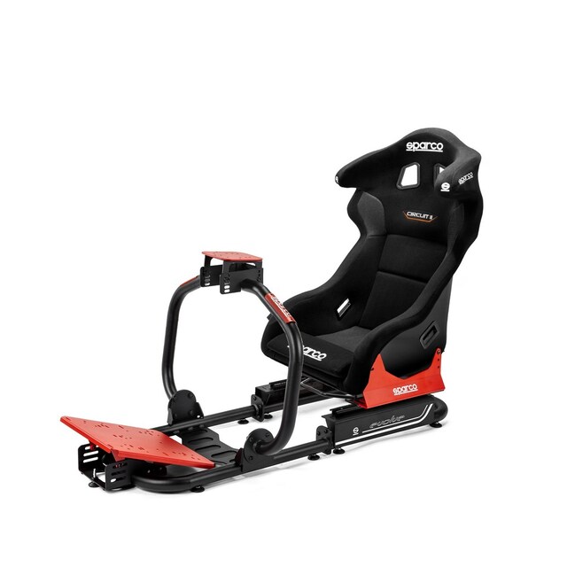 Imagem 0 de Simulador de Cockpit Sparco CIRCUIT II QRT - Preto / Vermelho