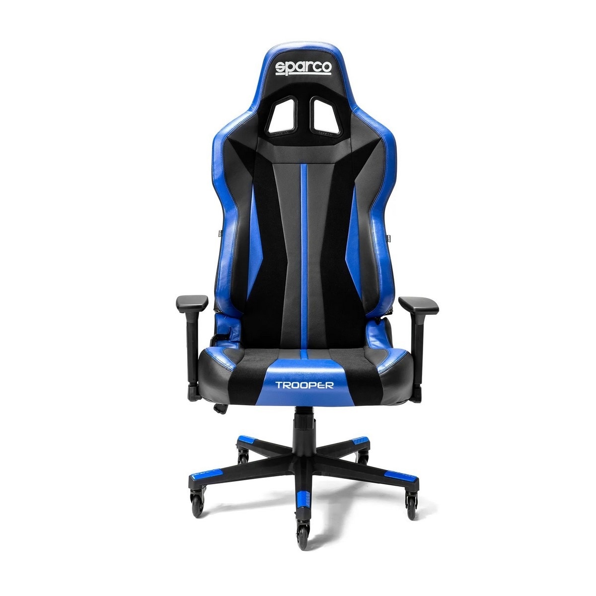 Cadeira Gaming Sparco TROOPER - Preto / Azul Preto / Azul-2