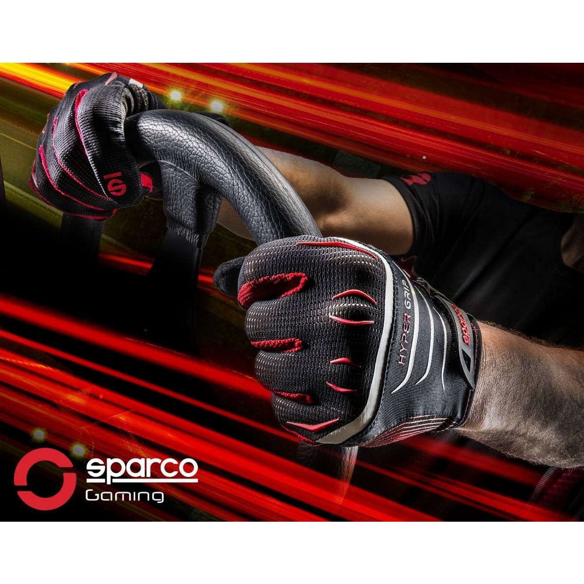 Luvas SPARCO Hypergrip+ - Preto/ T11 6