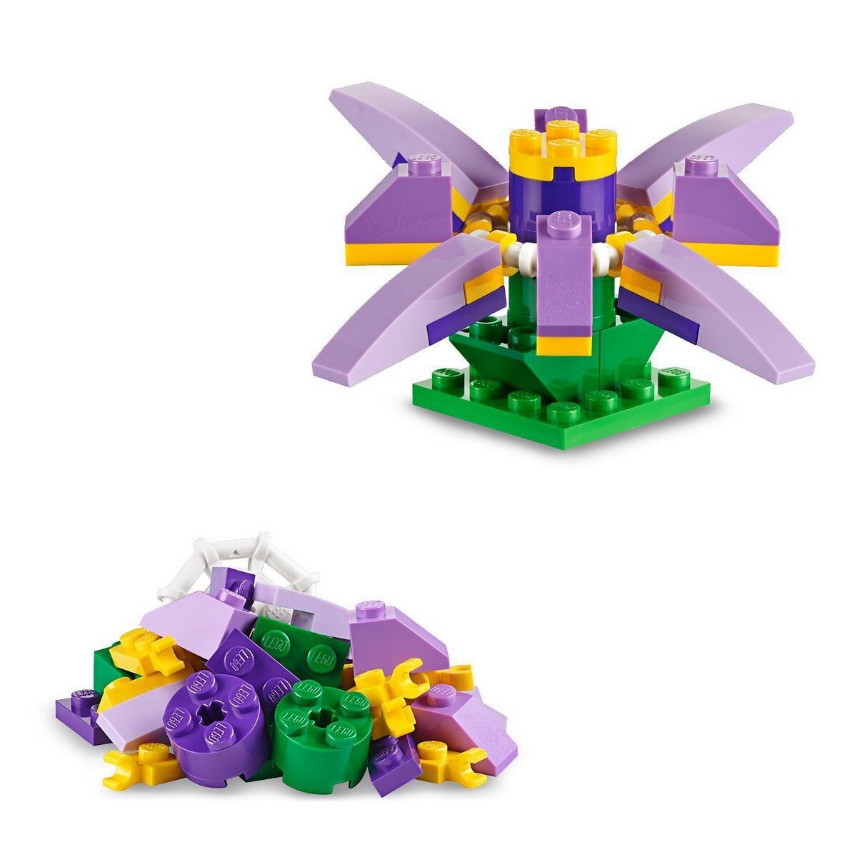 Caixa com peças para criação livre 484 pcs Lego Classic 8
