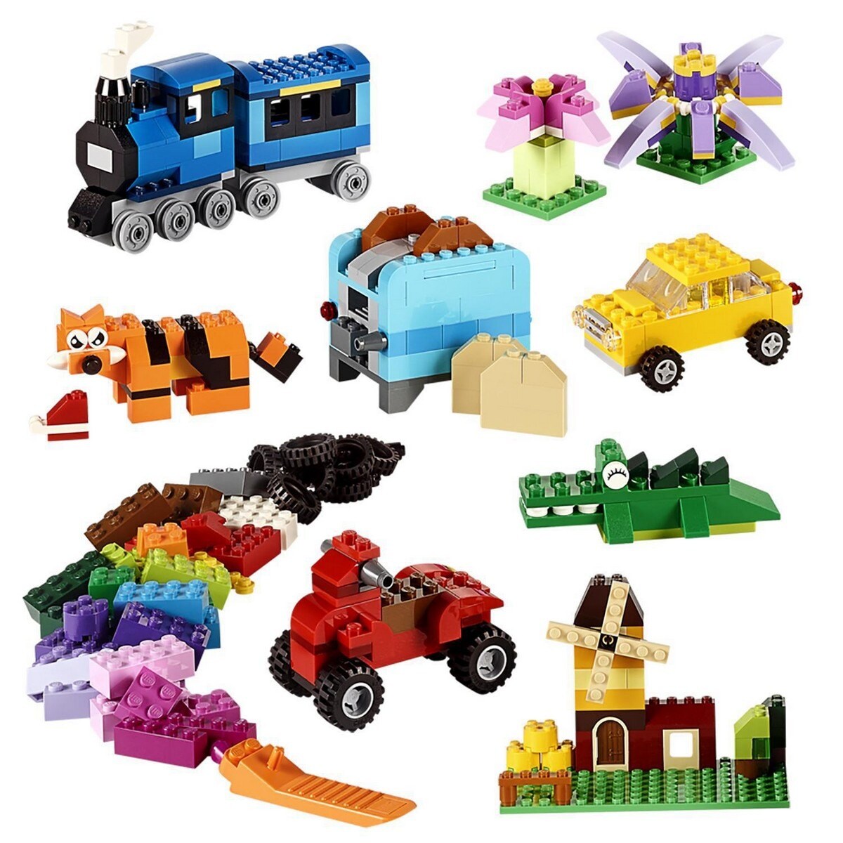Caixa com peças para criação livre 484 pcs Lego Classic 4