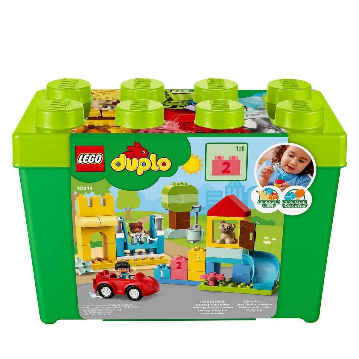 Caixa de Peças Deluxe Lego Duplo 7
