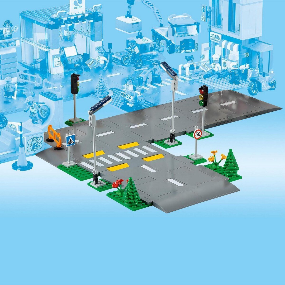Placas de Estrada Lego City            7