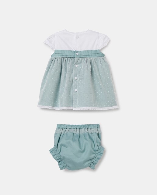 Vestido de ceremonia bebé niña combinado con cubrepañal · Coconut El Corte  Inglés · El Corte Inglés
