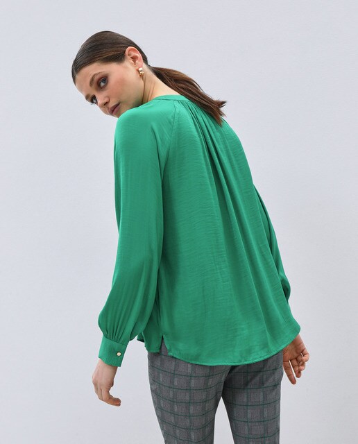 Camisa de mujer lisa manga larga · Fórmula Joven · El Corte Inglés