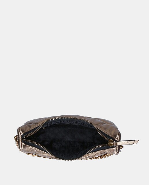 Bolso hobo Kensington de piel en tono dorado con cremallera · Kurt Geiger · El  Corte Inglés