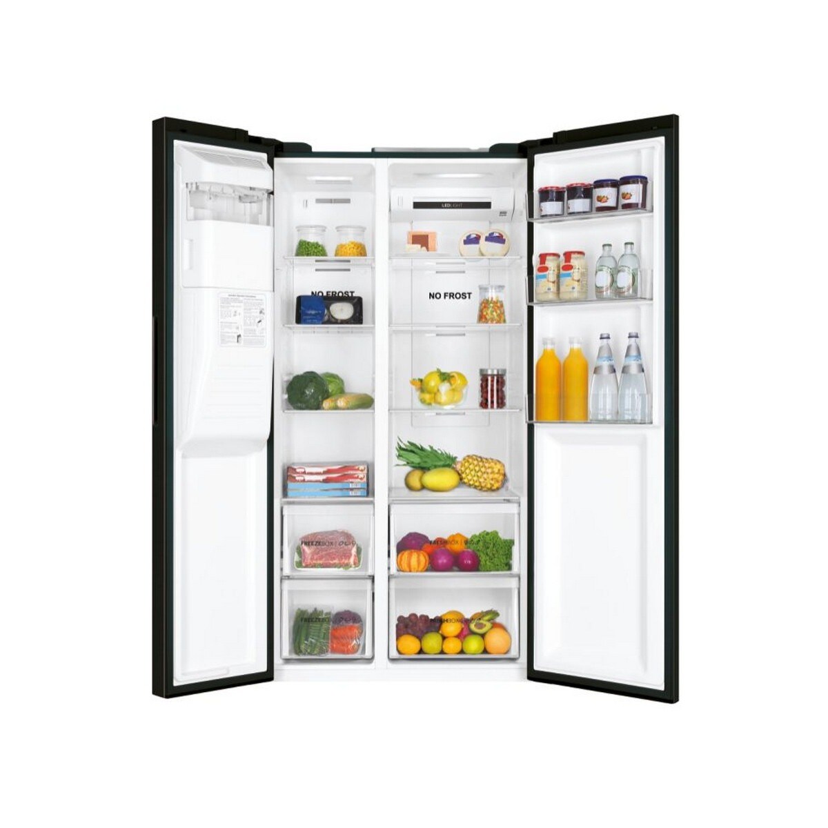 Frigorífico Americano Haier SBS 90 Série 3 HSR3918FIPB Side by Side