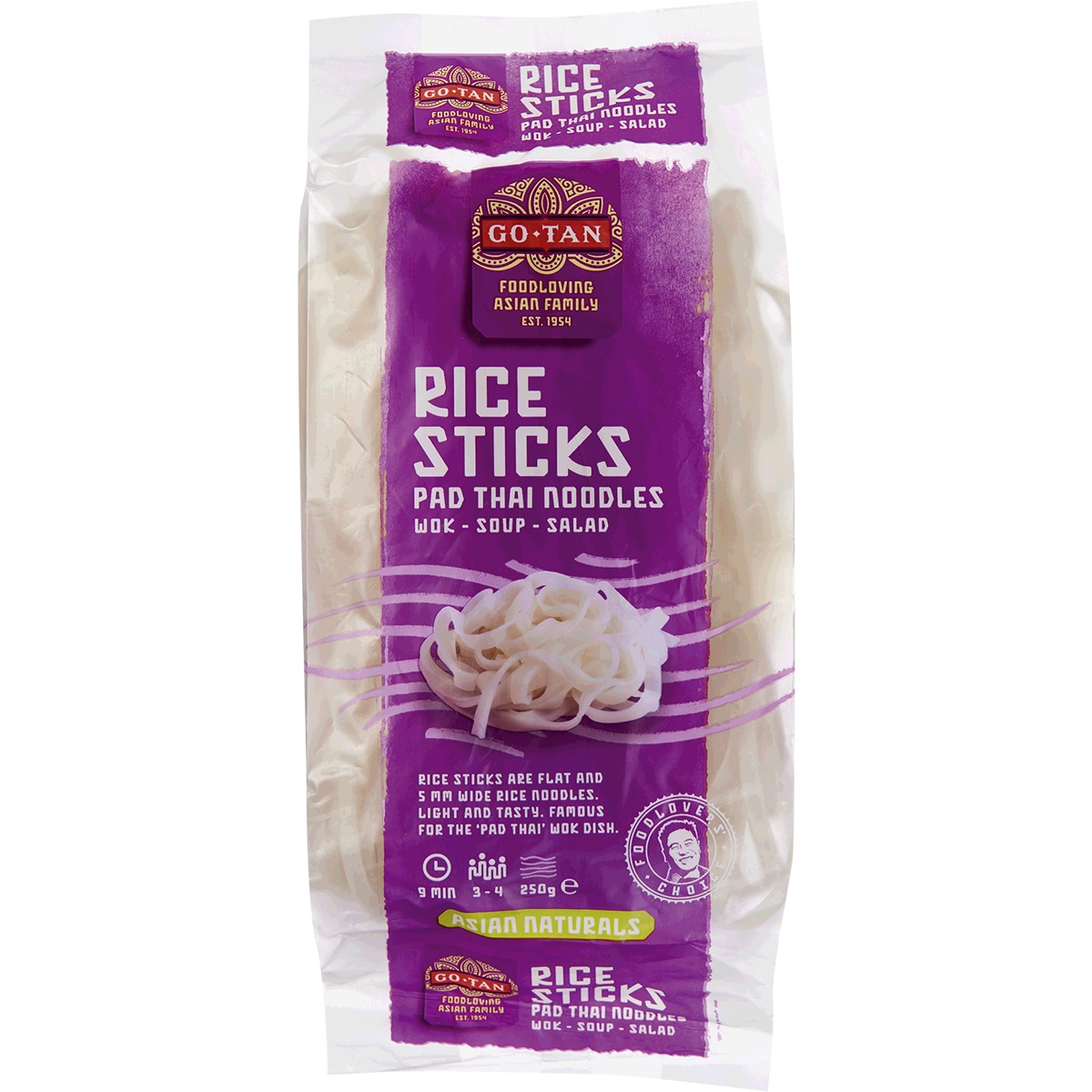 Noodles de Arroz Pad Thai embalagem 250 g